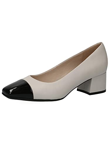 Caprice Damen 9-9-22305-20 Pumps, Offwhite/Black, 40 EU von CAPRICE