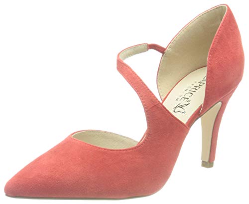 Caprice Damen 9-9-24400-26 Closed Toe Heels, Red Suede, 38 EU von CAPRICE