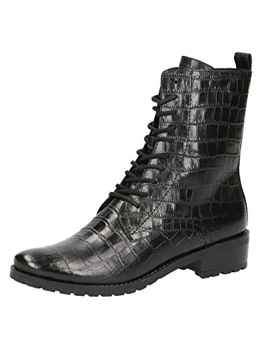 Caprice Damen 9-9-25101-25 Ankle Boot, BLACK CROCO, 39 EU von CAPRICE