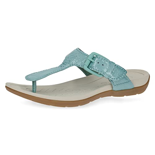 Caprice Damen 9-9-27108-20 Sandale Zehentrenner, Turquoise NAPL, 40 EU von CAPRICE