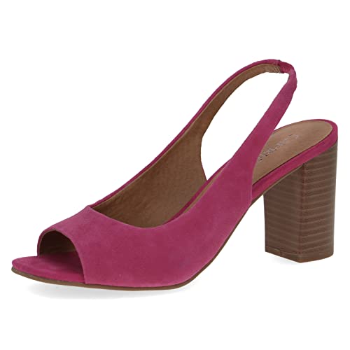 Caprice Damen 9-9-28304-20 Sandale Absatz, Fuchsia Suede, 37 EU von CAPRICE