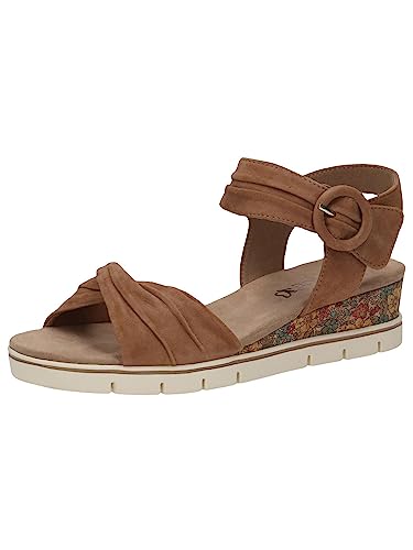 Caprice Damen 9-9-28700-20 Sandale Flach, NUT Suede, 39 EU von CAPRICE
