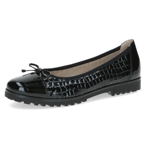 Caprice Damen 9-22150-45 Ballerina, Black Croco, 41 EU von CAPRICE