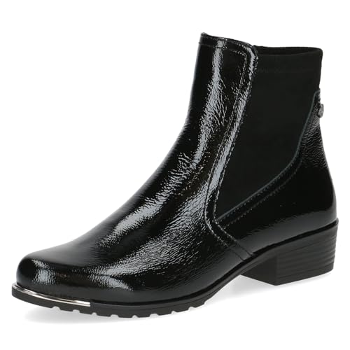 Caprice Damen Boot Heel 9-25307-43 Stiefelette, Black Naplak, 38 EU von CAPRICE
