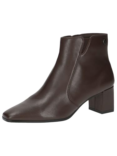 CAPRICE Damen Stiefel mit Absatz aus Leder mit Reißverschluss, Braun (Dk Brown Nappa), 37 EU CAPRICE Damen Stiefel mit Absatz aus Leder mit Reißverschluss, Braun (Dk Brown Nappa), 37 EU von CAPRICE