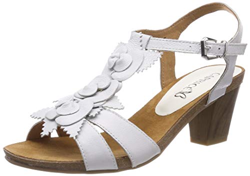 Caprice Damen Chenoa Riemchensandalen, Weiß (Offwhite Su.Me 128) von CAPRICE