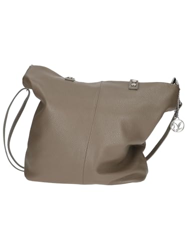 CAPRICE Damen Shopper aus Leder Mittelgroß, Braun (Mud Nappa) von CAPRICE