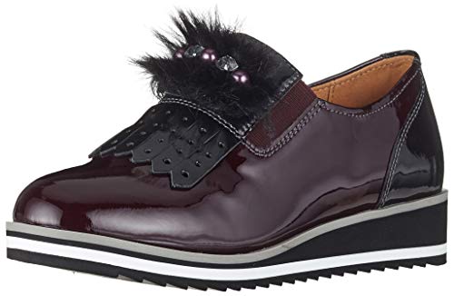 Caprice Damen Jazmyn Slipper, Rot (Bordeaux Comb 551), 41 EU von CAPRICE