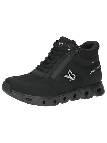 CAPRICE Damen Sneaker hoch Vegan Wasserabweisend, Schwarz (Black/Blk Sole), 38 EU CAPRICE Damen Sneaker hoch Vegan Wasserabweisend, Schwarz (Black/Blk Sole), 38 EU von CAPRICE