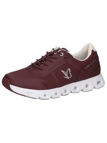 CAPRICE Damen Sneaker flach mit Schnürsenkeln Vegan, Rot (Red Comb), 37 EU CAPRICE Damen Sneaker flach mit Schnürsenkeln Vegan, Rot (Red Comb), 37 EU von CAPRICE