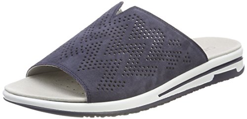 Caprice Damen Pantoletten, Blau (Navy Suede 816), 38 EU von CAPRICE