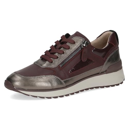 Caprice Damen 9-23702-45 Sneaker, Bordeaux Comb, 39 EU von CAPRICE