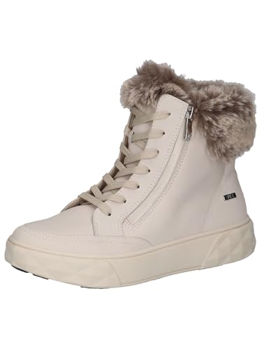 Caprice Damen Warmfutter 9-26202-43 Mode-Stiefel, Cream Nappa, 40 EU Weit von CAPRICE