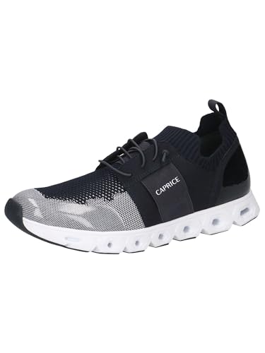 CAPRICE Herren Sneaker flach Low Top Vegan, Blau (Ocean Comb), 40 EU von CAPRICE