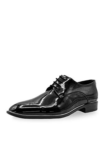 CAPRIUM Herren Schnürhalbschuhe Smoking Business Lack Schuhe Modell Henry No. 1117 (Lack, Numeric_41) von CAPRIUM