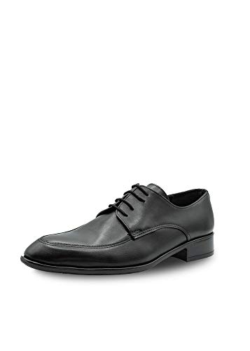 CAPRIUM Smoking Lackschuhe Schnürhalbschuhe Schuhe Schnürer Business Derby Hochzeitsschuhe 0000915R (41 EU, Schwarz Matt) von CAPRIUM