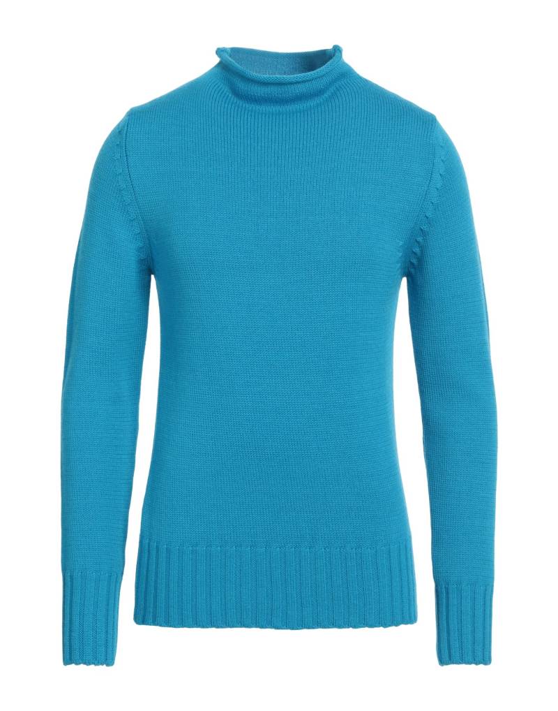 CAPSULE KNIT Rollkragenpullover Herren Azurblau von CAPSULE KNIT