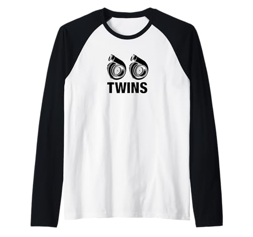 Turbo Twins für Damen und Herren Raglan Turbo Twins für Damen und Herren Raglan von CAR DRAG RACING SKID DRIFT APPAREL