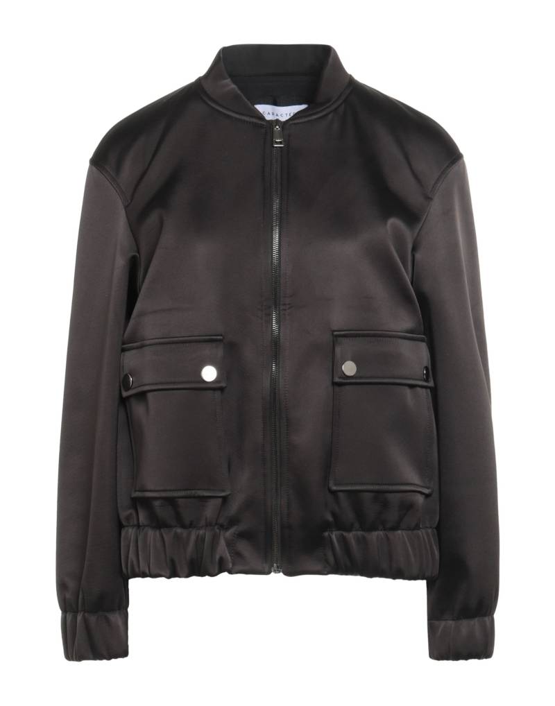 CARACTÈRE Jacke & Anorak Damen Schwarz von CARACTÈRE