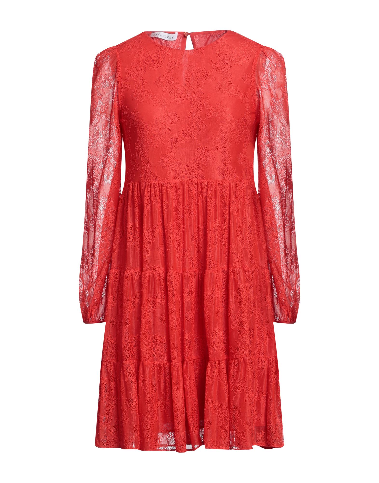 CARACTÈRE Mini-kleid Damen Rot von CARACTÈRE