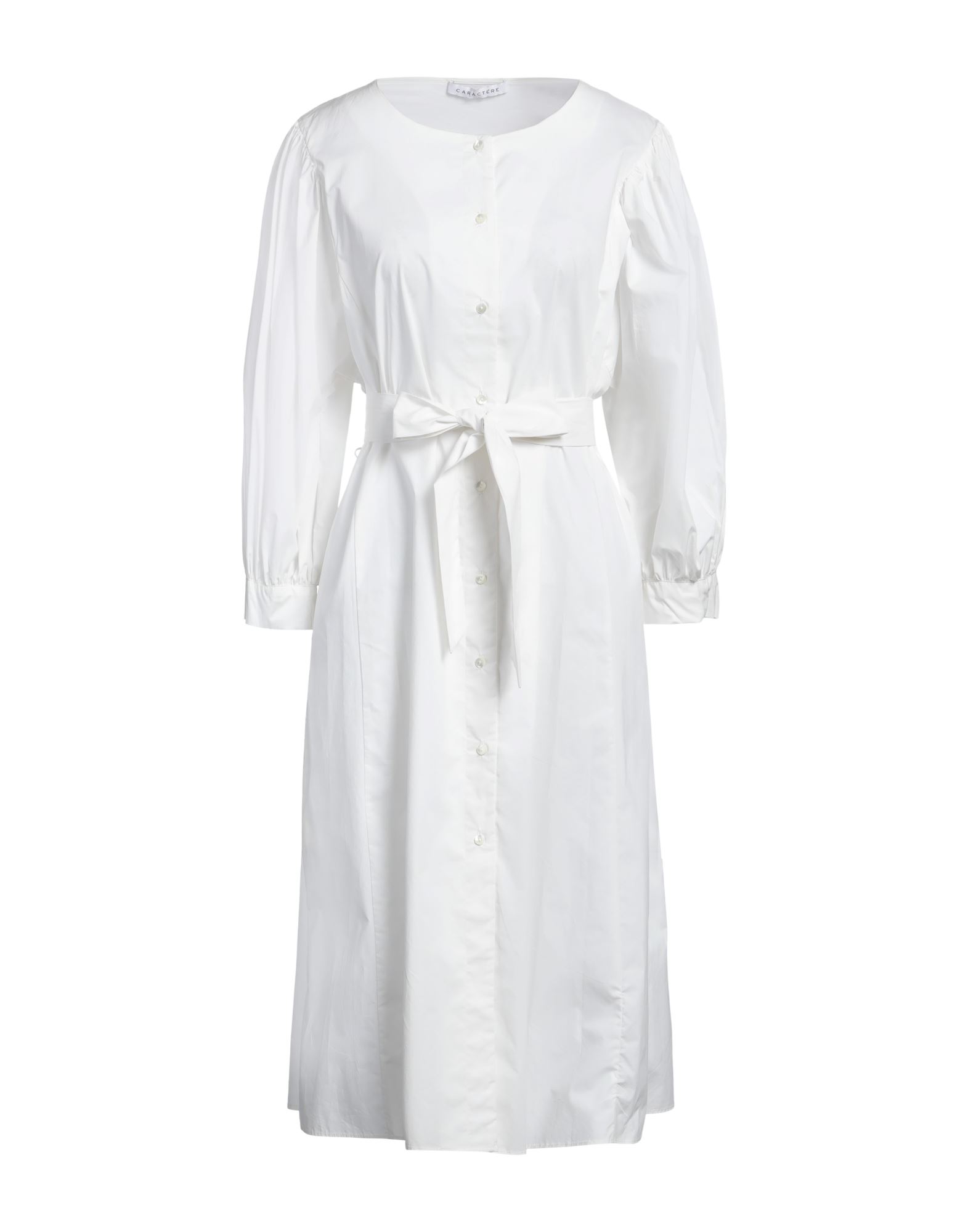 CARACTÈRE Midi-kleid Damen Weiß CARACTÈRE Midi-kleid Damen Weiß von CARACTÈRE