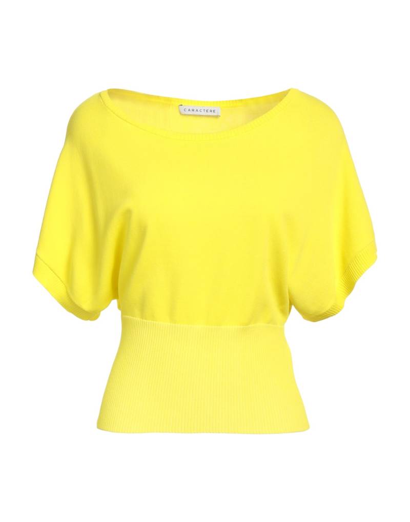 CARACTÈRE Pullover Damen Gelb von CARACTÈRE