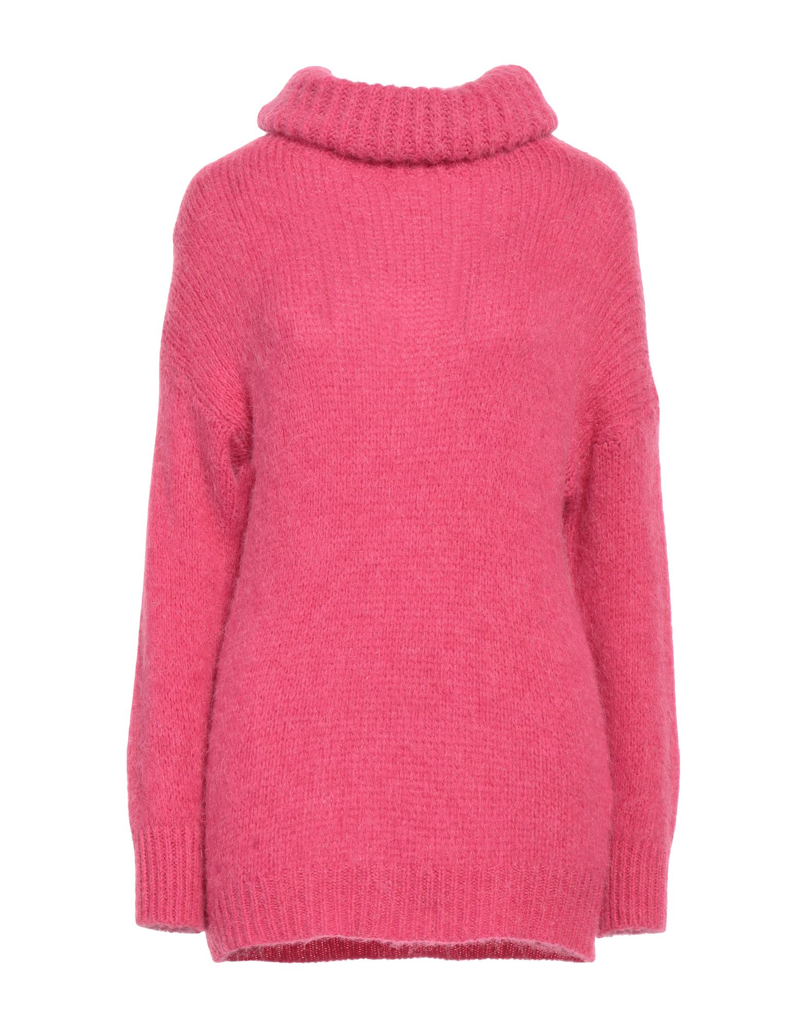 CARACTÈRE Rollkragenpullover Damen Fuchsia von CARACTÈRE