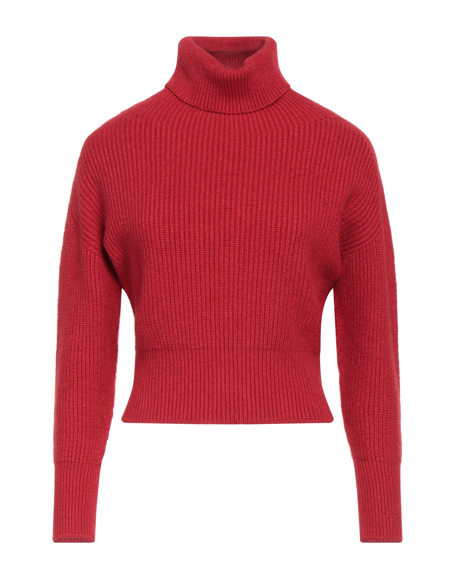 CARACTÈRE Rollkragenpullover Damen Rot von CARACTÈRE