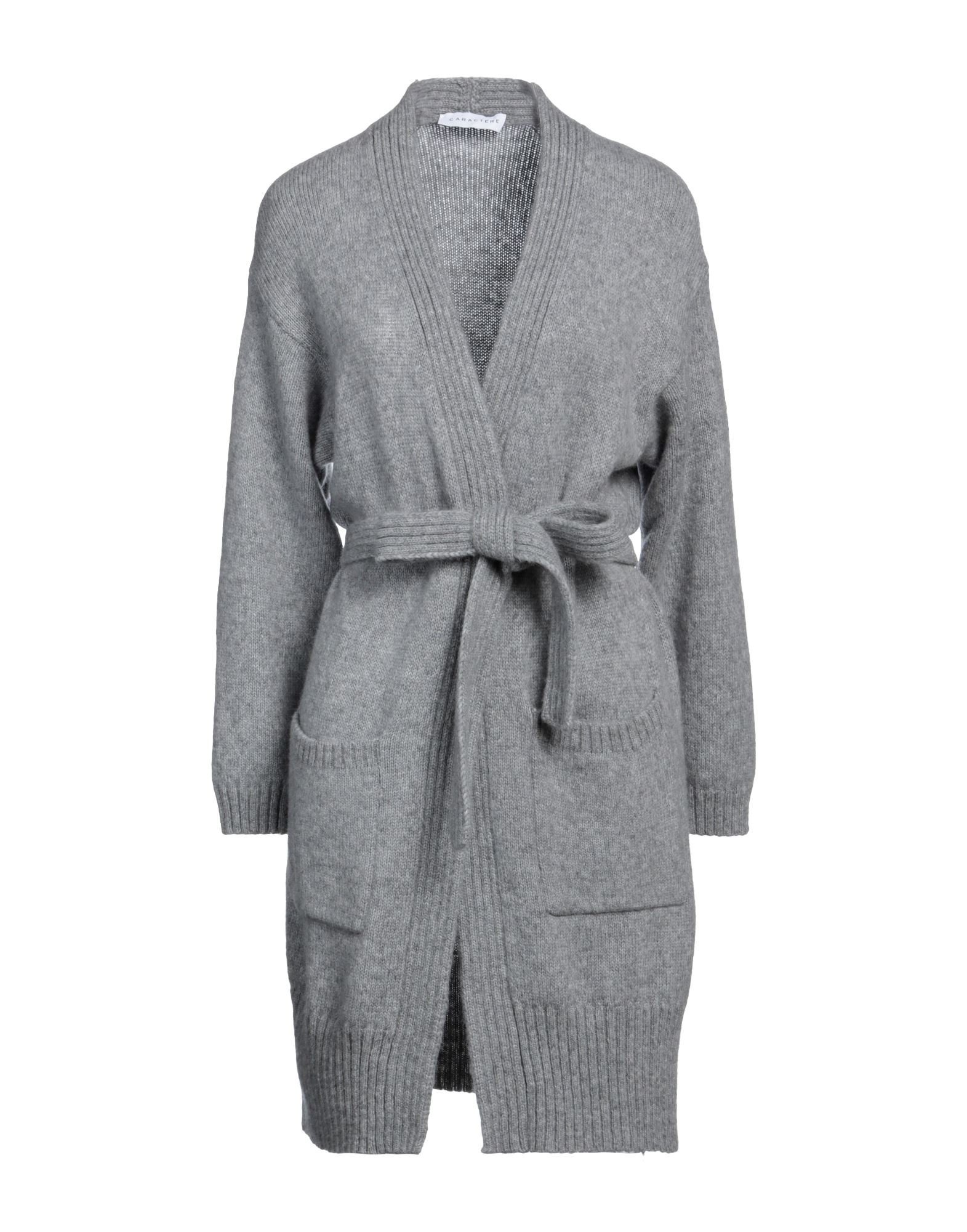 CARACTÈRE Strickjacke Damen Grau von CARACTÈRE