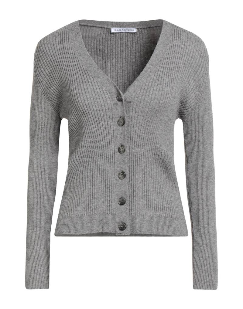 CARACTÈRE Strickjacke Damen Grau von CARACTÈRE