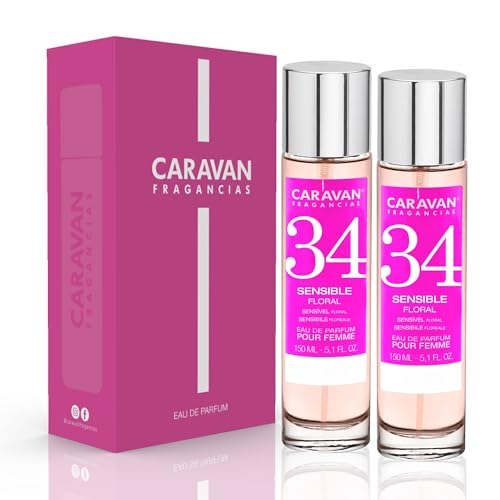 CARAVAN FRAGANCIAS Geschenkbox mit 2 Parfums Nr. 34, 150 ml, für Damen von CARAVAN FRAGANCIAS