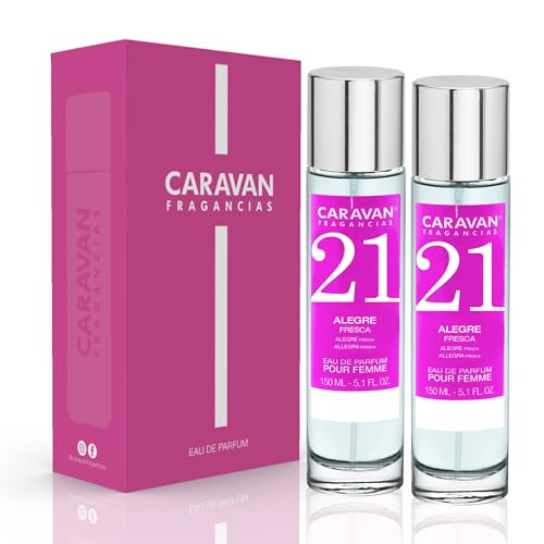 CARAVAN FRAGANCIAS Geschenkbox mit 2 Parfums Nr. 21, 150 ml, für Damen von CARAVAN FRAGANCIAS