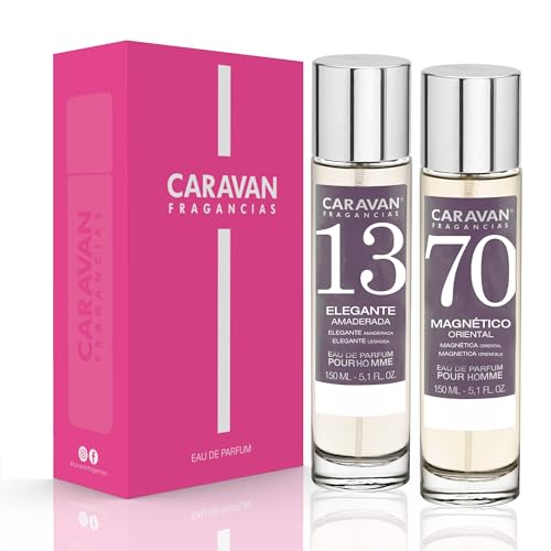 CARAVAN FRAGANCIAS Geschenkbox mit 2 Parfums: Nr. 13 und Nr. 7, 150 ml, für Herren von CARAVAN FRAGANCIAS