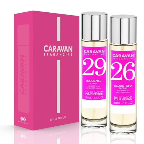CARAVAN FRAGANCIAS Geschenkbox mit 2 Parfums: Nr. 26 und Nr. 29, 150 ml, für Damen von CARAVAN FRAGANCIAS