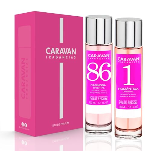 CARAVAN FRAGANCIAS Geschenkbox mit 2 Parfums: Nr. 86 und Nr. 1, 150 ml, für Damen von CARAVAN FRAGANCIAS