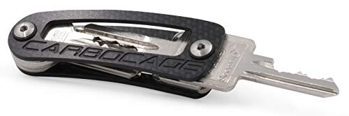 CARBOCAGE KEYCAGE - Key Organizer Titanium - Schlüsselorganizer - Schlüsselbund bis zu 12 Schlüssel - Schlüsselhalter - Organisation der Schlüssel - Key Holder - Made in Germany von CARBOCAGE