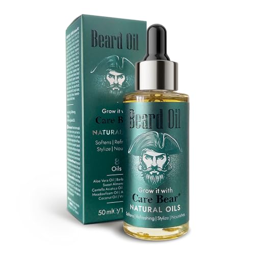 CareBear Grow It with Care Bartöl herren – Premiummischung aus 8 natürlichen Ölen für gesunden Bartwuchs 50ml; Pflegen und stärken Sie Ihren Bart CareBear Grow It with Care Bartöl herren – Premiummischung aus 8 natürlichen Ölen für gesunden Bartwuchs 50ml; Pflegen und stärken Sie Ihren Bart von CARE BEAR
