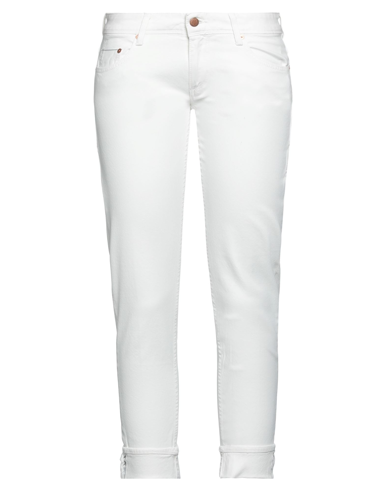 CARE LABEL Cropped Jeans Damen Weiß von CARE LABEL