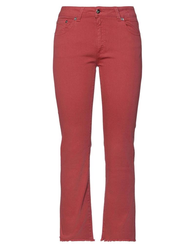 CARE LABEL Jeanshose Damen Ziegelrot von CARE LABEL