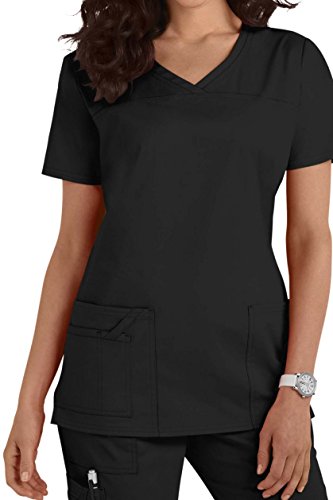 CARE SMART UNIFORM 1122 B Damen-Schlupfkasack(XS, Black) … von CARE SMART UNIFORM