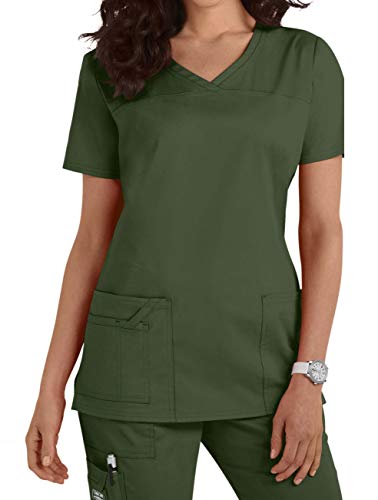 CARE SMART UNIFORM 1122 B Damen-Schlupfkasack (XXS, Olive) … von CARE SMART UNIFORM