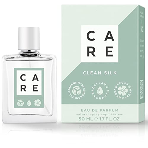 CARE® Clean Silk | Eau de Parfum: Natürlich - leicht - luftig - der neue nachhaltige Duft mit Upcycling-Rose | EDP 50ml von CARE