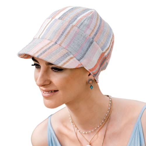 CAREBELL Mediterraneo Capri Krebskappe für Chemotherapie, Bambus, Alopezie und Haarausfall, Streifen, One size CAREBELL Mediterraneo Capri Krebskappe für Chemotherapie, Bambus, Alopezie und Haarausfall, Streifen, One size von CAREBELL