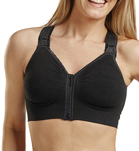 Kompressions BH CareFix AVA | Optimale Unterstützung | Fördert den Heilungsprozess | Angenehmes Tragen | Gute Hautverträglichkeit - schwarz - A-C Körbchengrößen/Small von CAREFIX