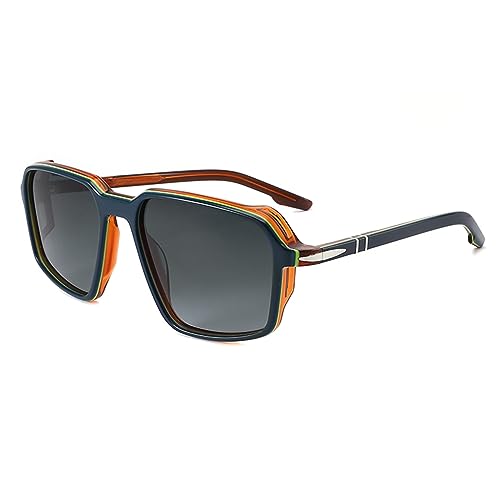 CARFIA Polarisierte Sonnenbrille Herren/Frauen UV400 Schutz Quadratische Sportbrille von CARFIA