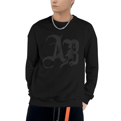 CARGUS Rock Band Bridgě Sweatshirts Kapuzenpullover Basic Unisex-Erwachsene Rundhals-Langarm-Freizeit-Sweatshirt Leichtes klassisches 3D-Druckgrafik-Sweatshirt Pullover Tops für Wanderreisen，Large von CARGUS