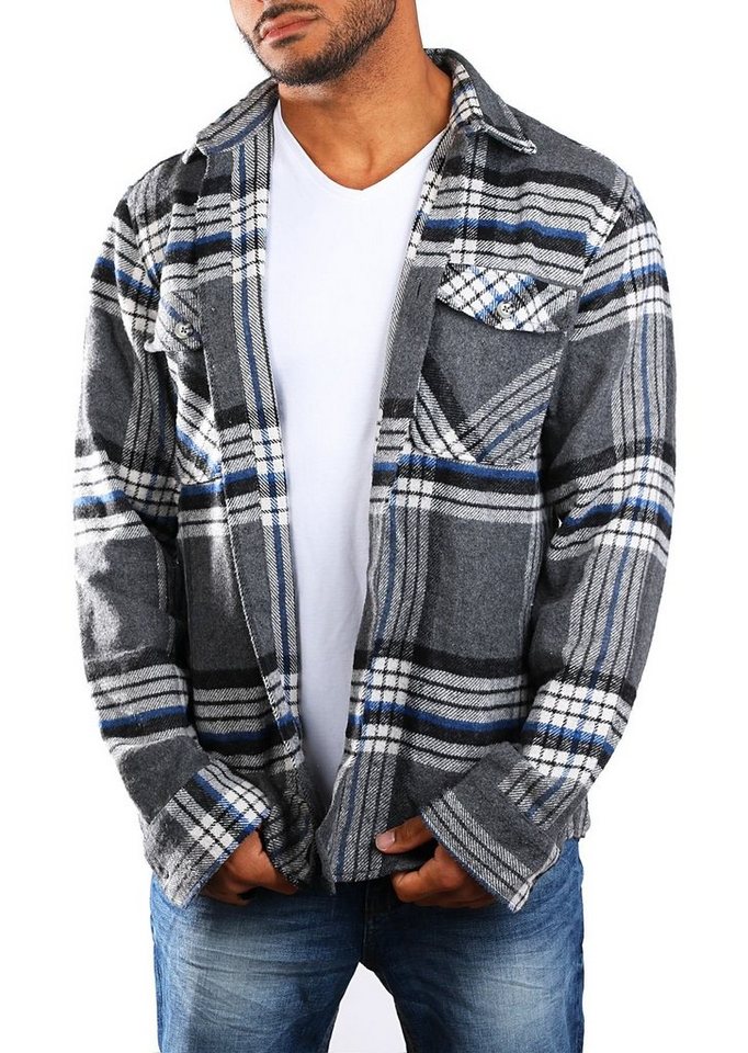 CARISMA Flanellhemd warmes Herren Holzfällerhemd mit dicker weicher Qualität 8615 Regular Langarm Kentkragen Kariert von CARISMA