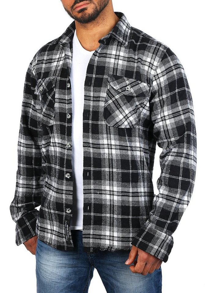 CARISMA Flanellhemd warmes Herren Holzfällerhemd mit dicker weicher Qualität 8615 Regular Langarm Kentkragen Kariert von CARISMA