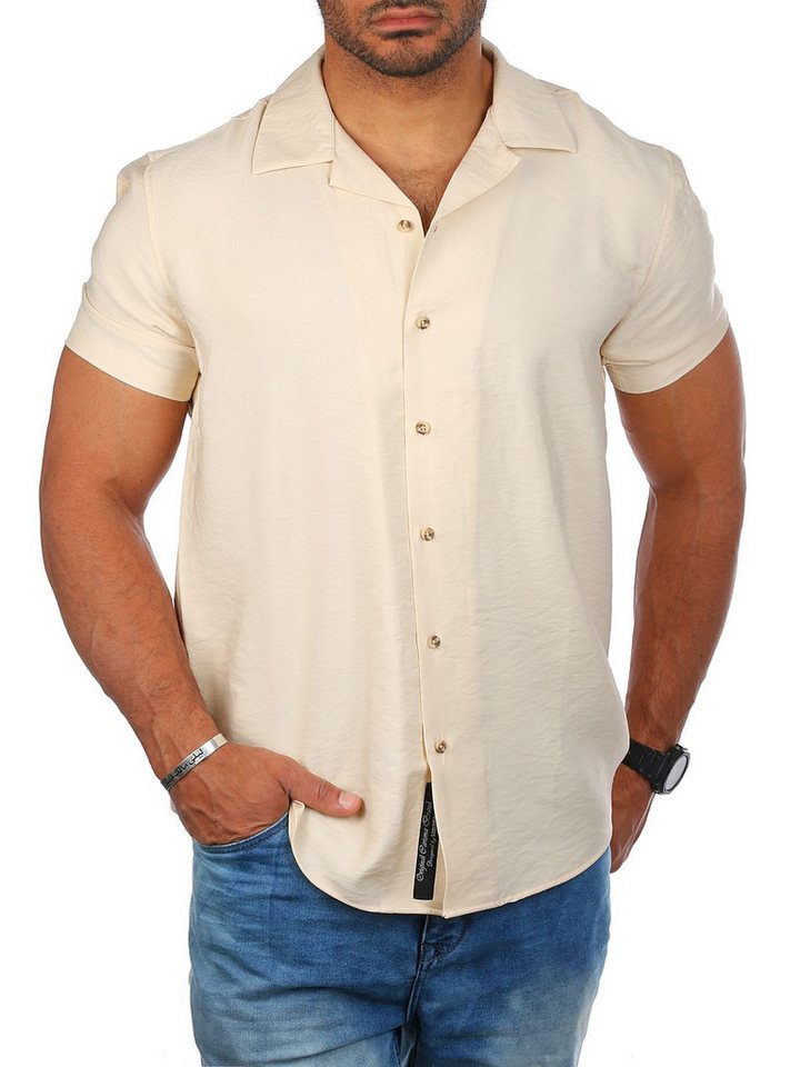 CARISMA Kurzarmhemd Herren Sommer Hemd leichter Tragekomfort regular fit 9247/9210 Regular Kurzarm Kentkragen Uni von CARISMA