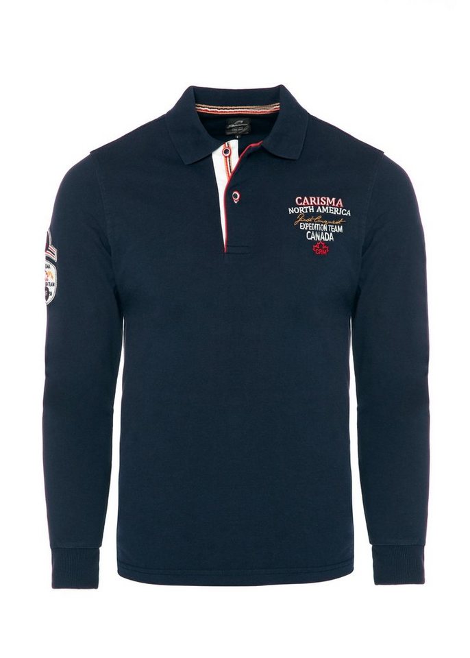 CARISMA Poloshirt mit Stickerei Expedition von CARISMA